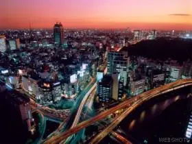 Dusk, Tokyo, Japan